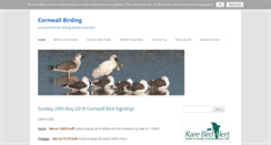 Desktop Screenshot of cornwall-birding.co.uk