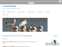 Tablet Screenshot of cornwall-birding.co.uk